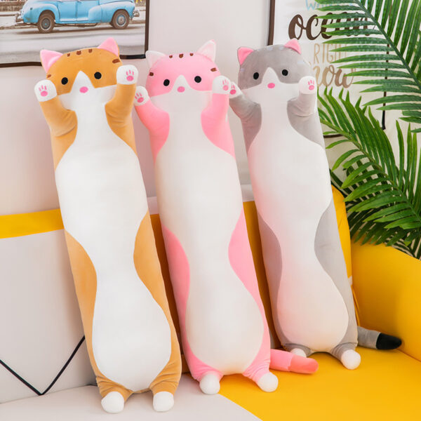 Peluche Chat Long & Moelleux XXL