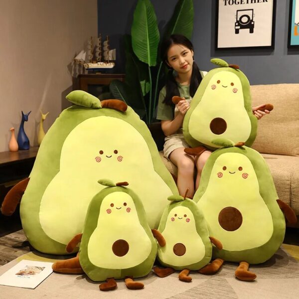Avocat en peluche Kawaii