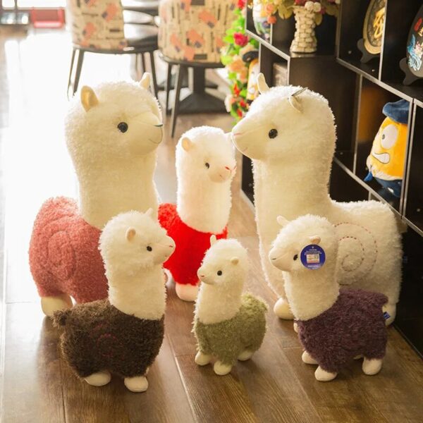 Alpaga en peluche Kawaii